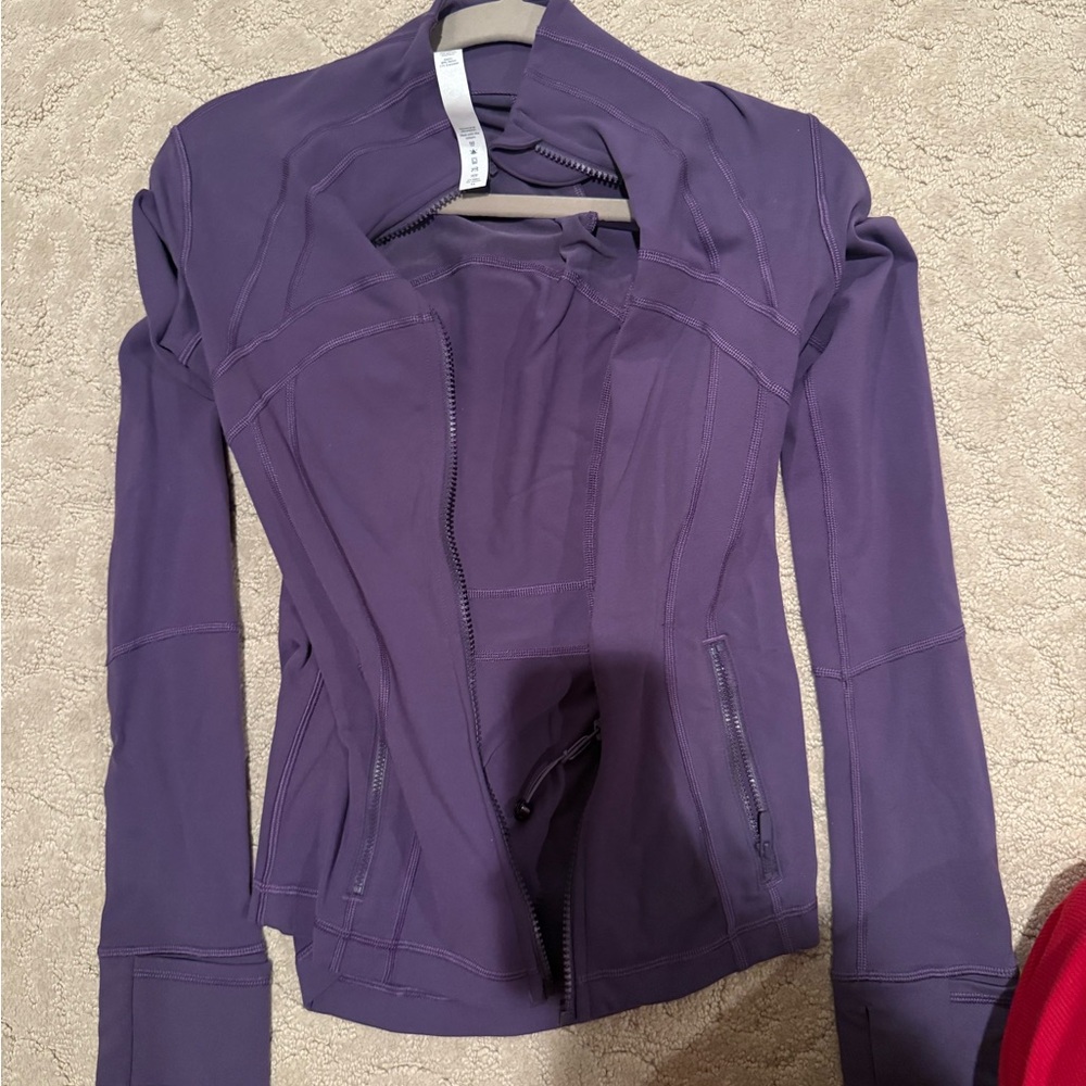 Purple Zip-Up Jacket